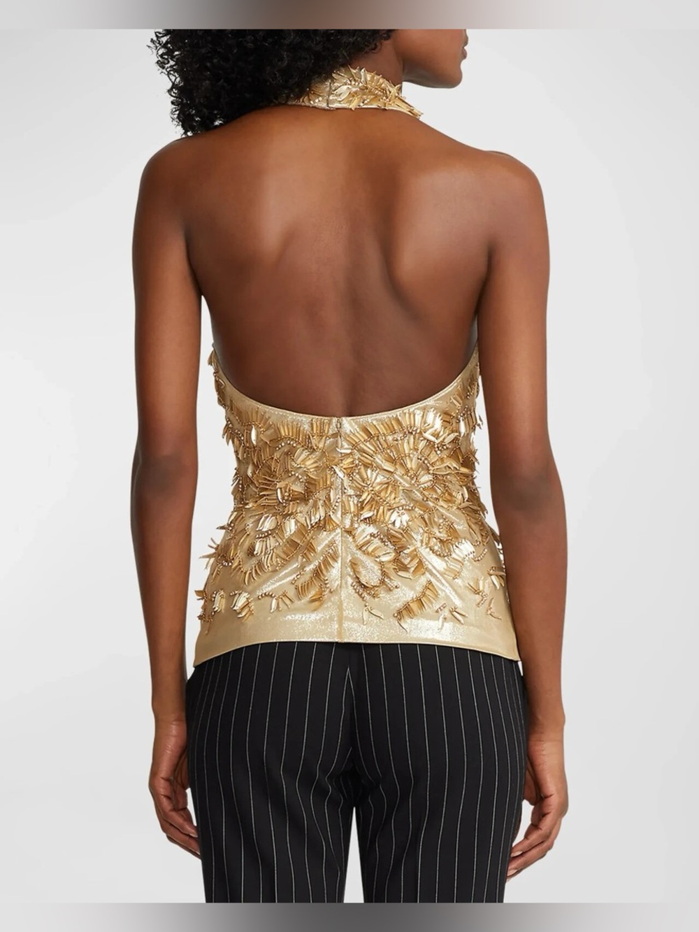 Ralph Lauren Annike Embellished Sleeveless Blouse - Picture 10 of 12